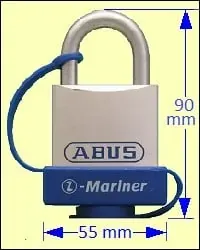 ABUS 83MAR/45 Mariner Brass Padlock