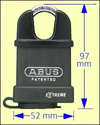 ABUS 83WPCS/53 CS Steel Padlock Weatherproof